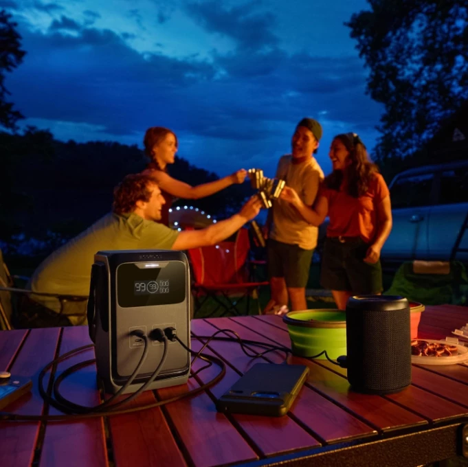 stacion energjie portativ EcoFlow Trail 300 DC 288Wh/300W LiFePO₄, 2x USB-C 140W, gri e errët 5