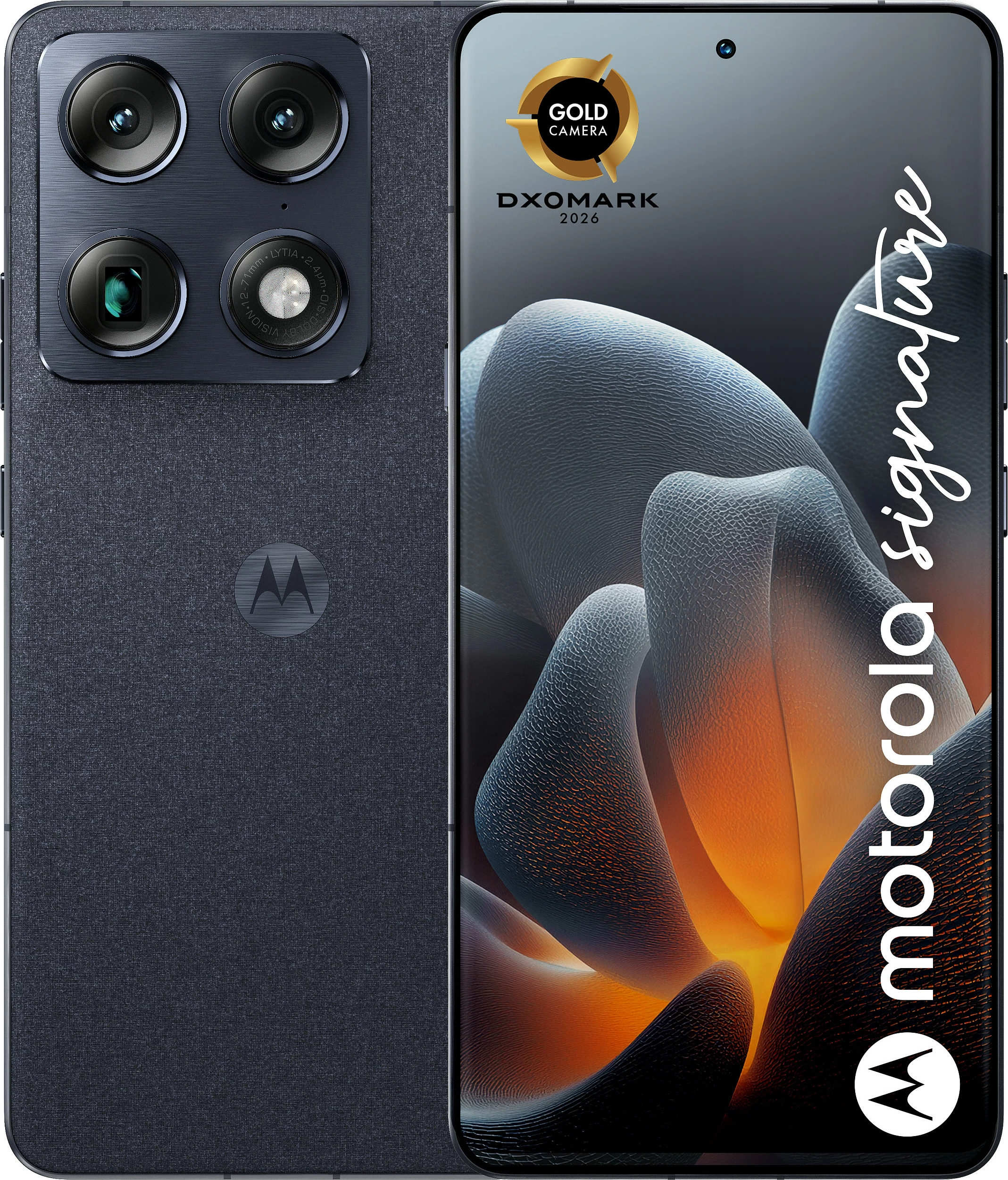 Celular Motorola signature, 16GB RAM, 512GB, 6.78", 50MP, 5G, Dark Blue
