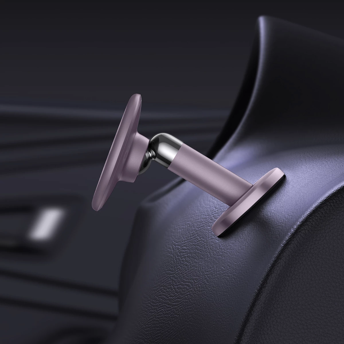 Mbështjellës magnetik për telefon Baseus C01, për panel të makinës, Violet