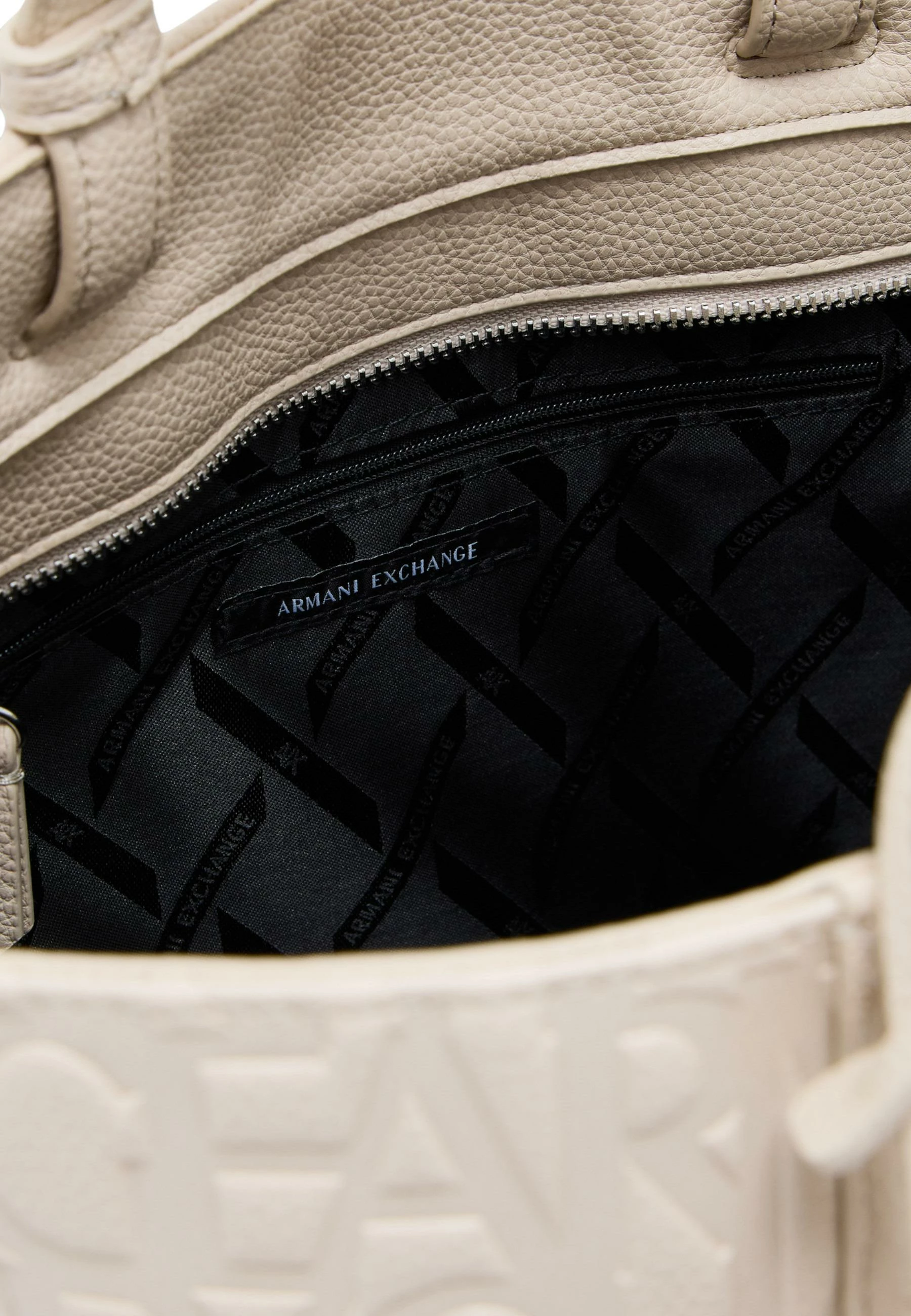 Çantë shopper për femra Armani Exchange XW001481 AF15774, bezhë