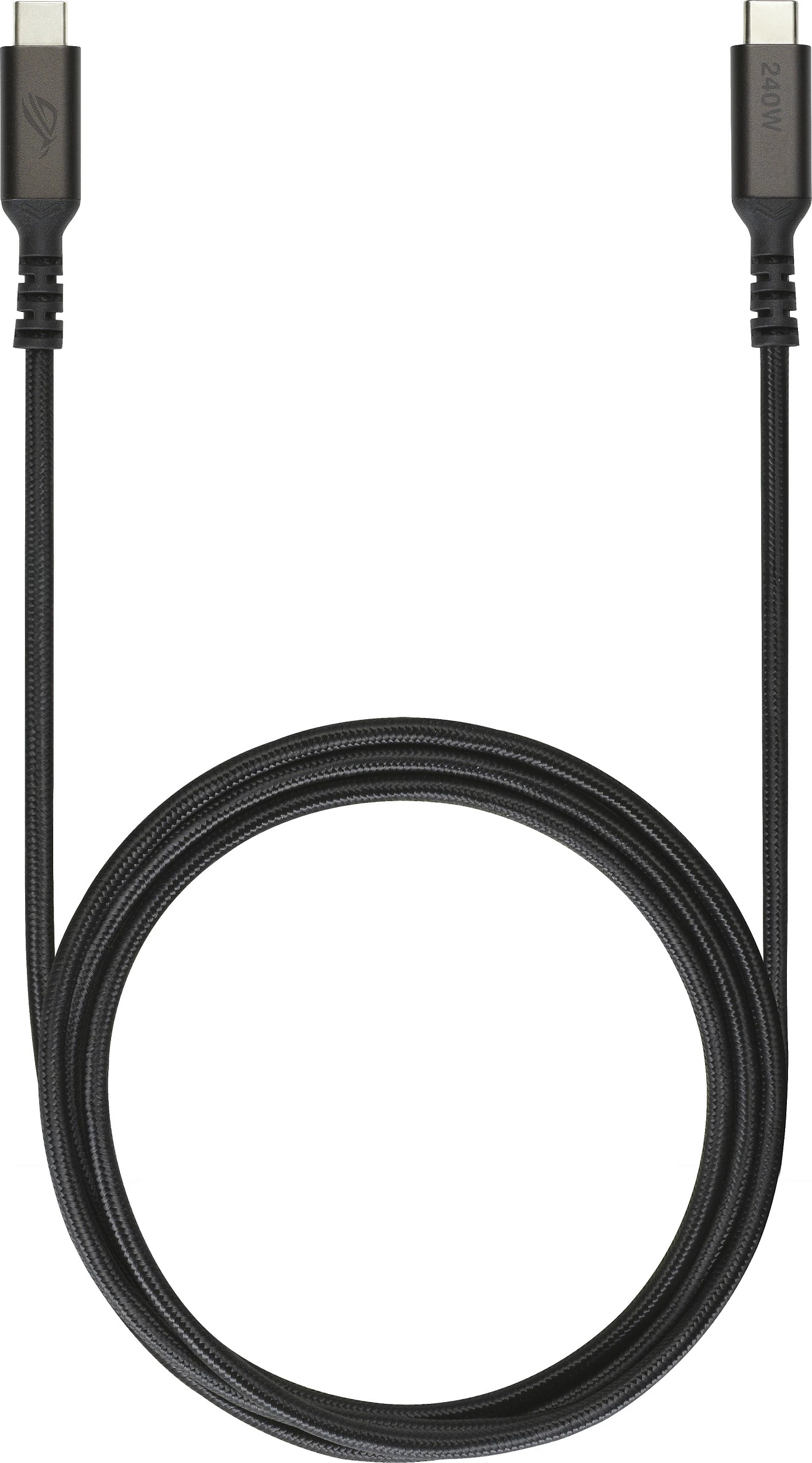 Kabllo USB-C ASUS ROG LCR50, 1.5 m, 240W Power Delivery, 480 Mbps, e zezë