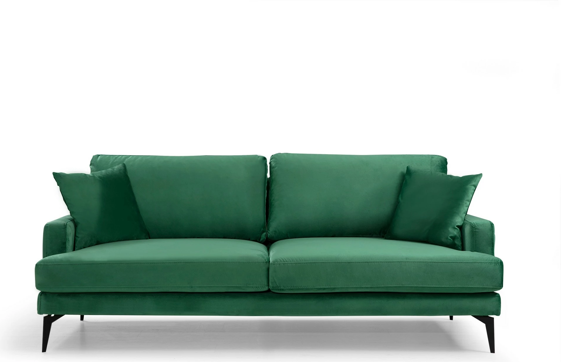 Divan treshe, ngjyrë e gjelbër, Papira 3 Seater