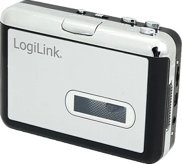 Kasetofon LogiLink UA0156, USB për digjitalizim, 3.5 mm, i zi/argjendtë