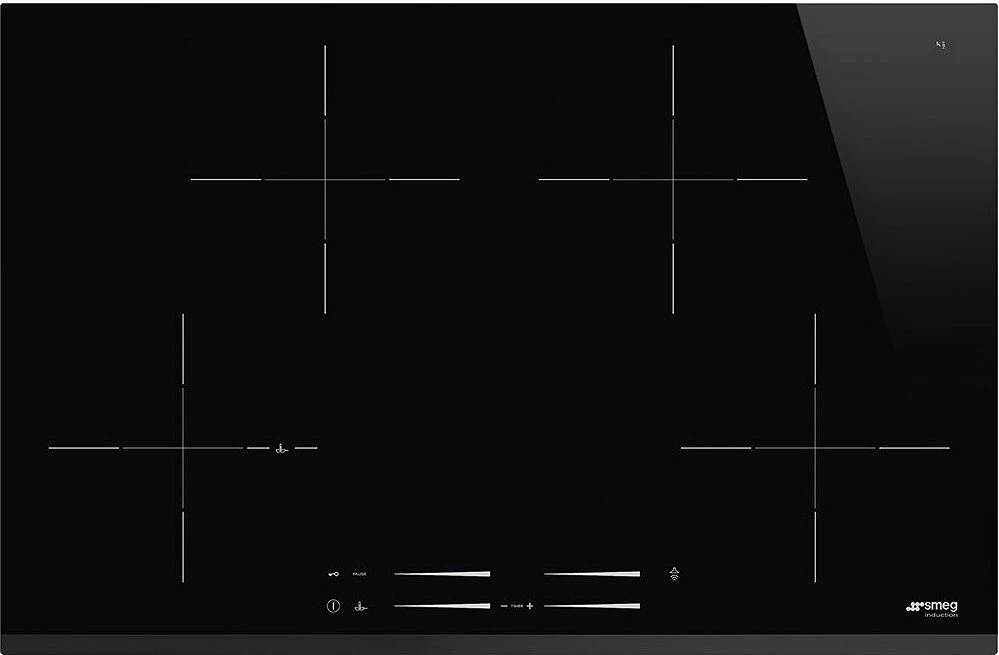 Pllakë gatimi me induksion SMEG SI7844B, 4 zona, 78 cm, e zezë