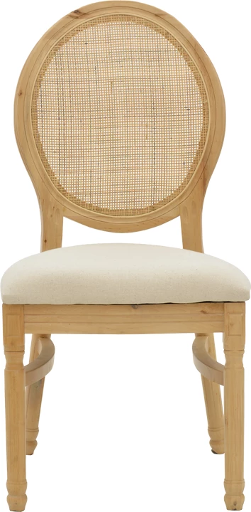 Karrige Canco dru gome natyral - ratan natyral 50x55x98cm