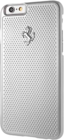 Mbështjellës Ferrari Perforated Aluminum për iPhone 6/6S, Silver