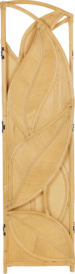 Paravan LEAF PALM, ratan natyral, 150x3x190 cm