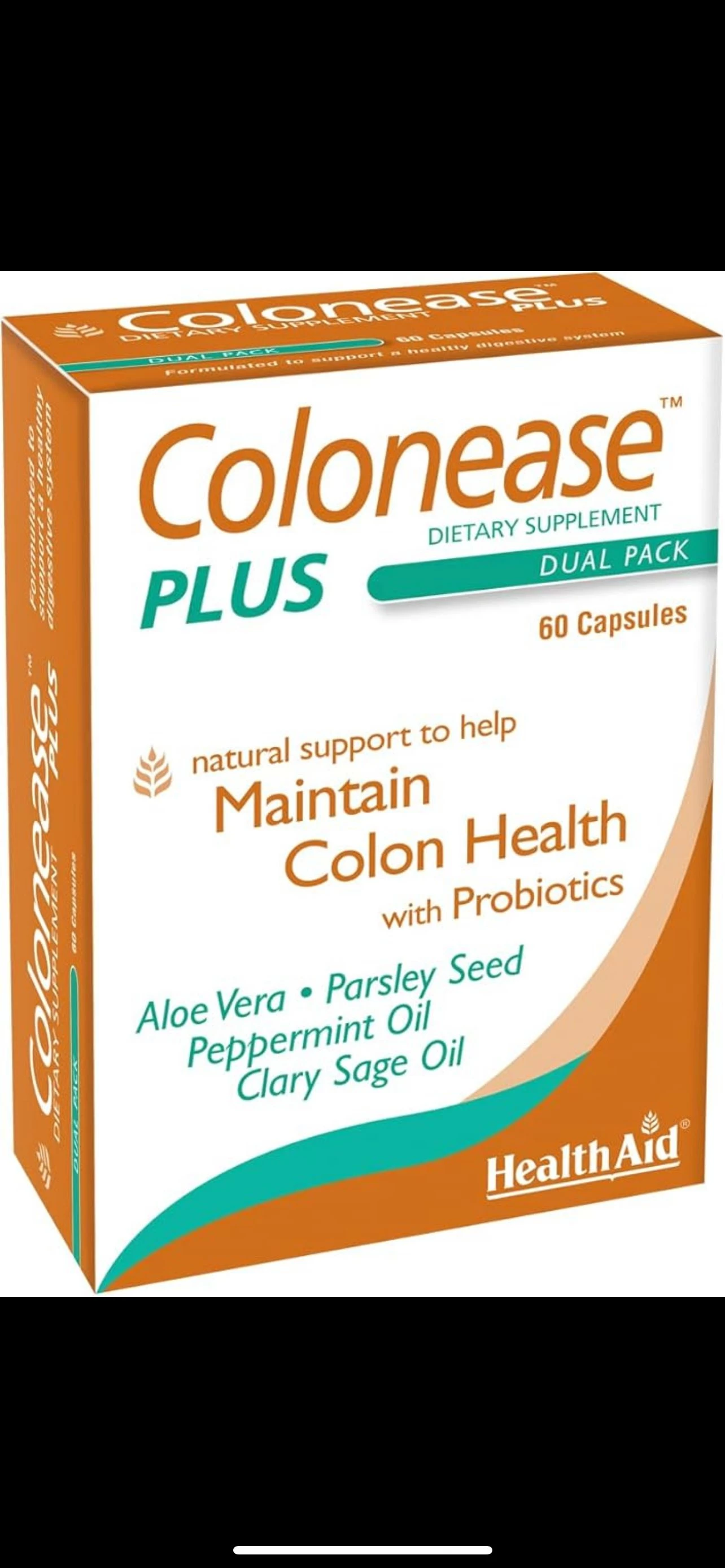 Kapsula për shëndetin e zorrës së trashë Colonease Plus