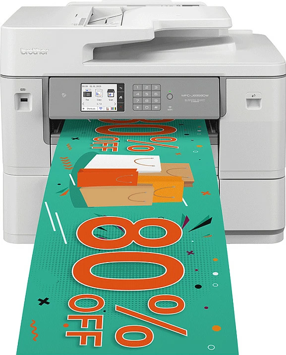 Printer multifunksional Brother MFC-J6959DW, Inkjet, A3, ngjyra, duplex, Wi‑Fi/Ethernet, gri