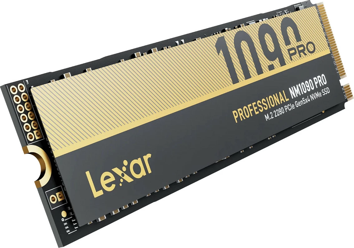 SSD Lexar Professional NM1090 PRO, 1TB, M.2 2280, NVMe PCIe 5.0, 14000MB/s, e zezë/ari