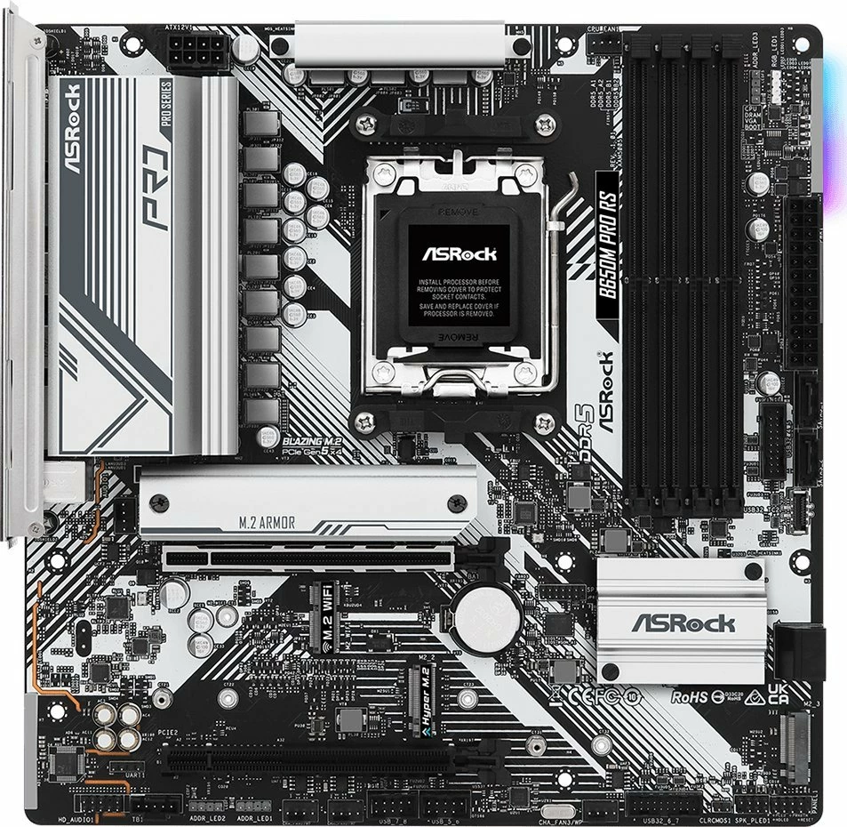 Pllakë amë ASRock B650M PRO RS Micro ATX DDR5