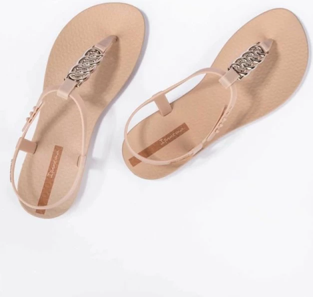 Sandale flip-flop për femra Ipanema, bezhë me ari [Madhësia: 38]