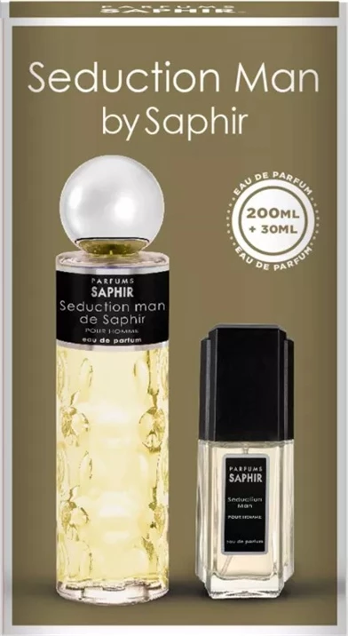 Set Eau de Parfum për meshkuj Saphir Seduction Man 200ml + 30ml