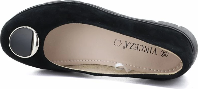 Këpucë me platformë për femra Vinceza 95412, të zeza