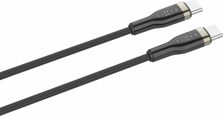 Kabllo USB-C/USB-C Fixed FIXDB-CC2-BK 2 m 100 W, e zezë