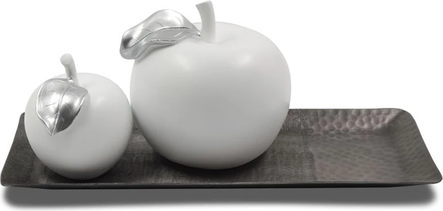 Tabaka dekorative FADE, alumin, e zezë, 40x17x2 cm