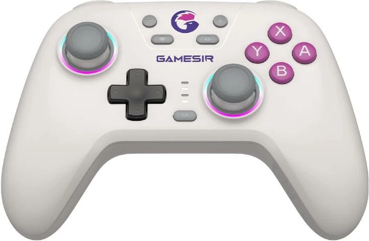 Kontrollues wireless GameSir T4n, për Switch/PC/iOS/Android, i bardhë