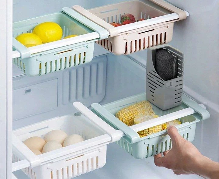 Absorbues aromash për frigorifer Wessper FreshFridge+Insert, filtër qymyr aktiv, deri 6 muaj, bardhë, me insert zëvendësues