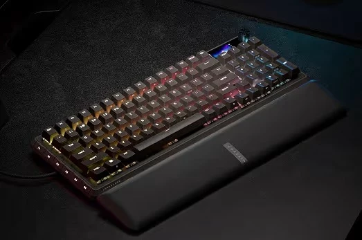 Tastierë Corsair VANGUARD PRO 96 MGX, RGB, me kabllo, e zezë