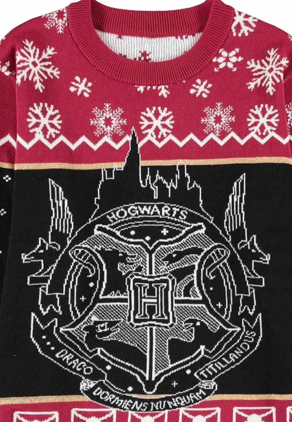 Pulovër Krishtlindjesh për meshkuj Difuzed Harry Potter Hogwarts, madhësi L, shumëngjyrëshe