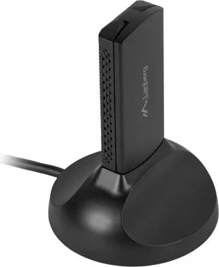 Kartë rrjeti wireless USB Lanberg NC-3000-WI, Wi-Fi 6E, 3000 Mbit/s, e zezë