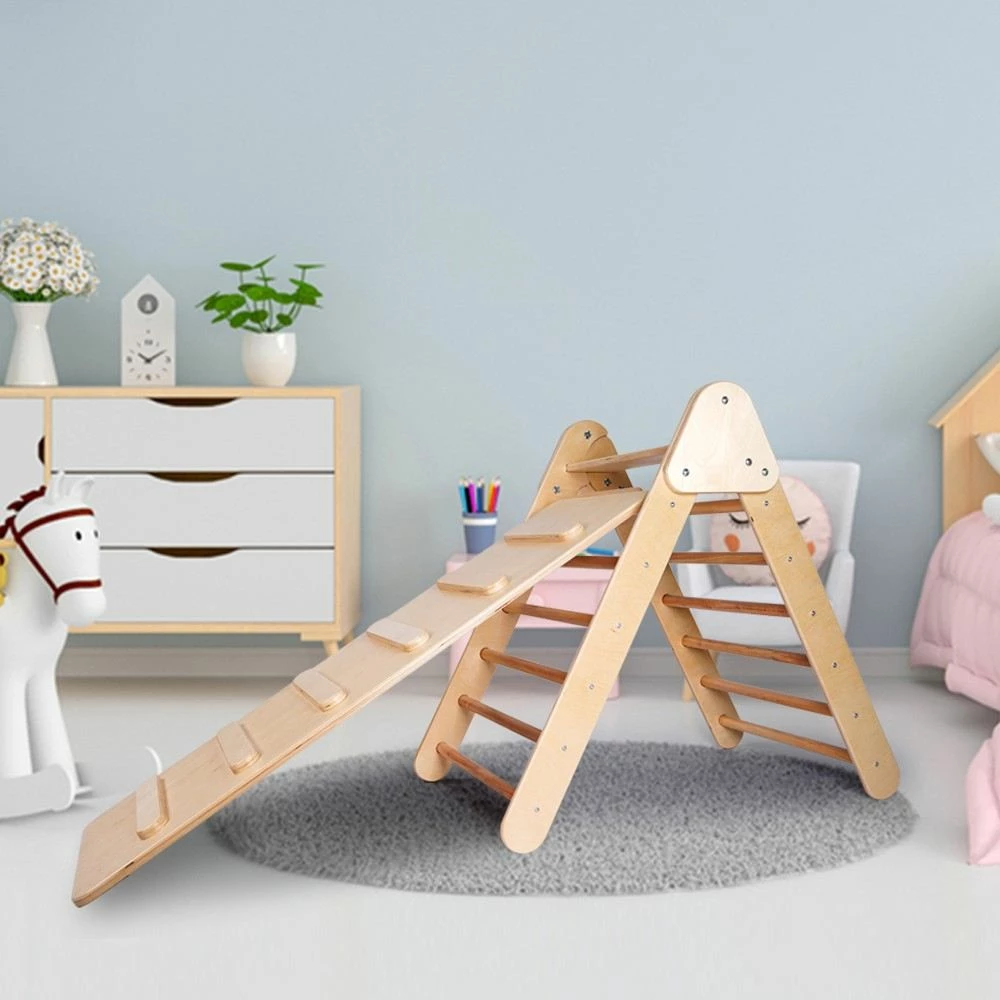 Set ngjitës për fëmijë Pikler, ngjyrë lisi, Skye Decor, BLTYZ-AKTV0148