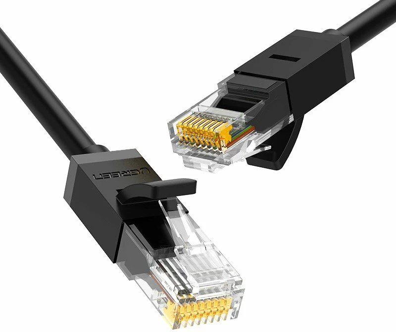 Kabllo rrjeti Ugreen Cat 6 UTP, RJ45, 10m, e zezë