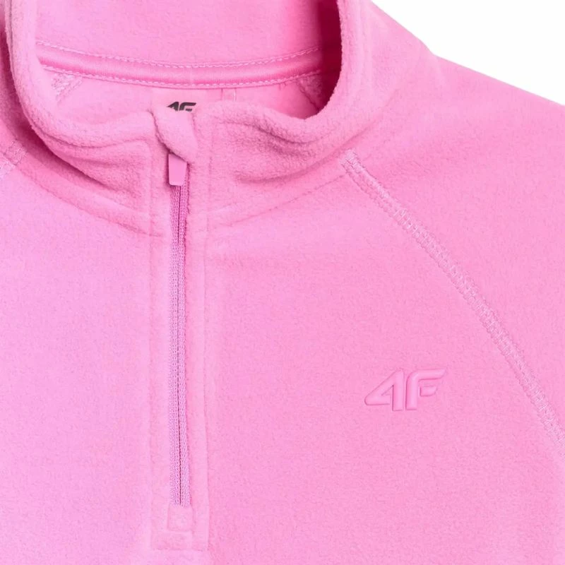 Duks fleece për vajza 4f, fuchsia