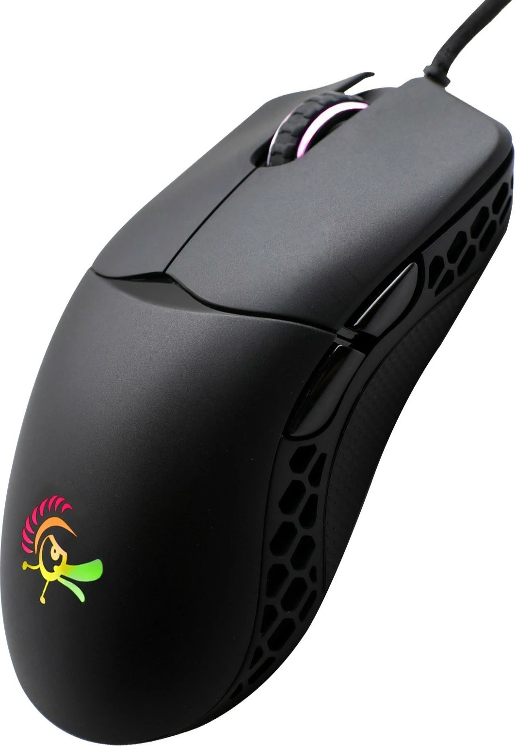 Maus Ducky Feather - USB 2.0, e zezë