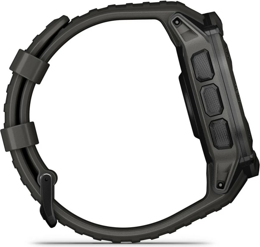 Smartwatch Garmin Instinct 2X Solar, GPS, 150 orë bateri, grafit