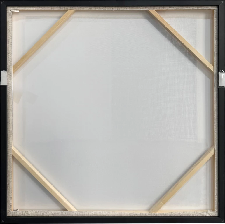 Pikturë dekorative PLIS, kanavacë, kornizë druri e errët, 80x80x4cm