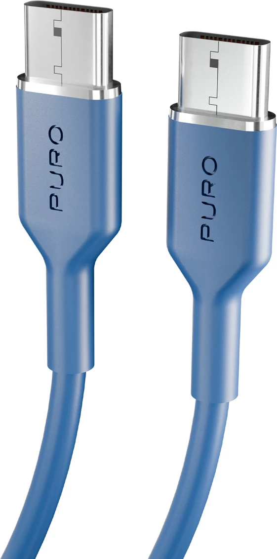 Kabllo USB-C në USB-C Puro ICON 1.5 m, kaltër