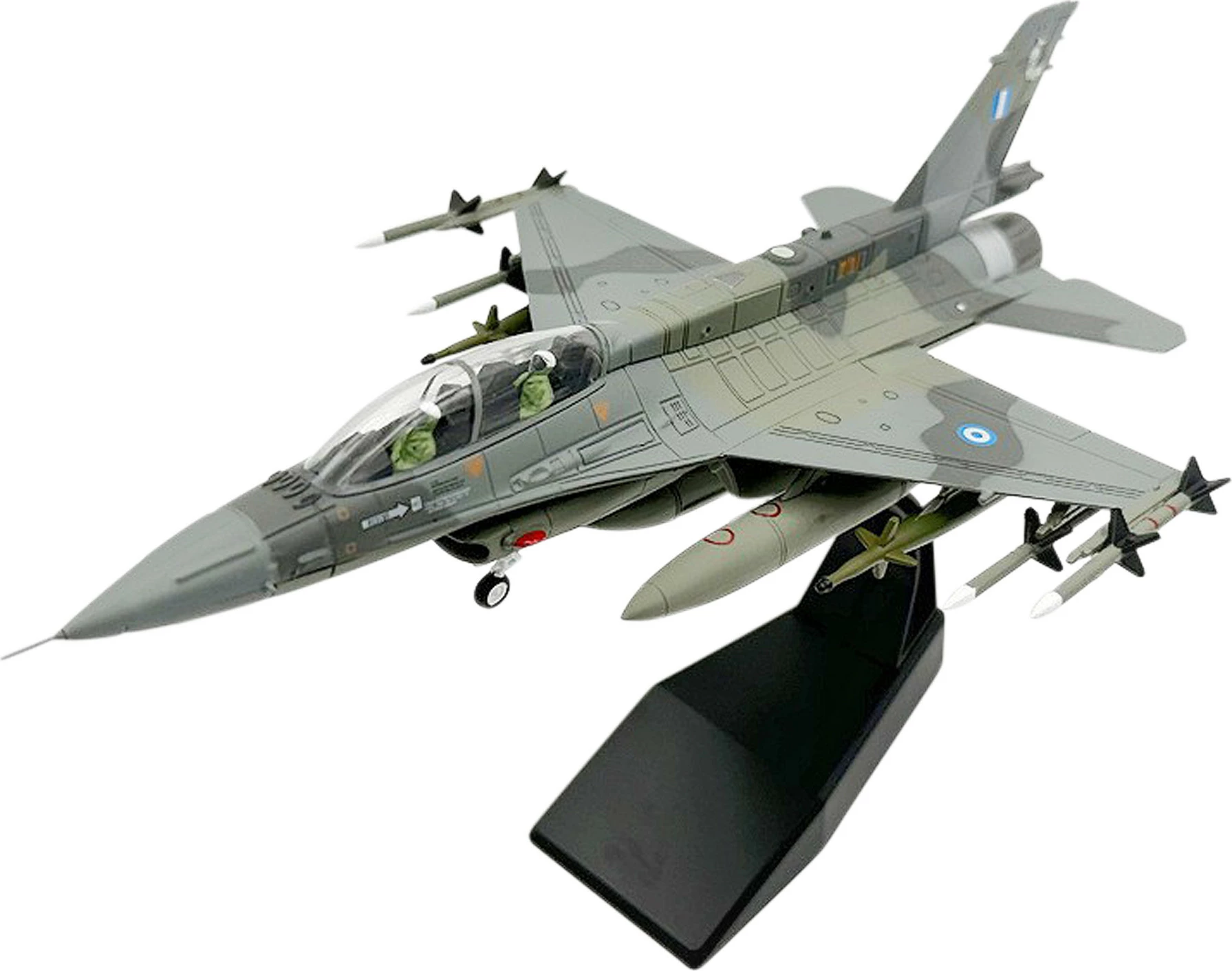 Pllakë Metalike Various Die-cast Model F-16D Block Greek Air Force Fighter Jet