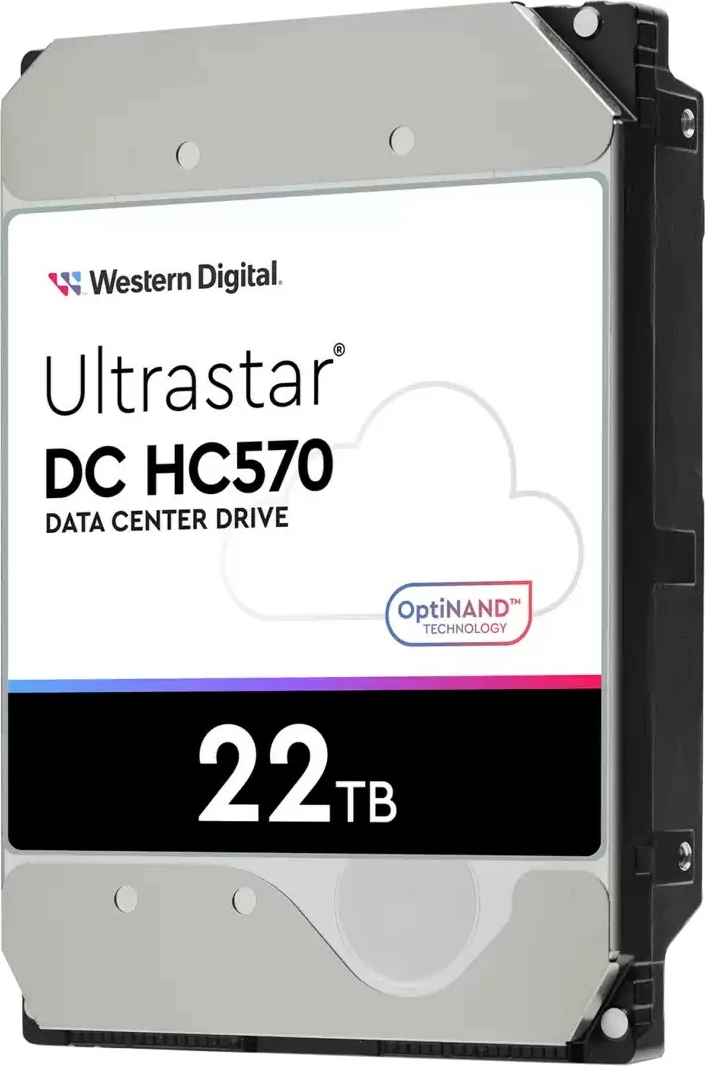 Hard disk Western Digital Ultrastar DC HC570, 22 TB, 7200 RPM, 512 MB, 3.5", Serial ATA III