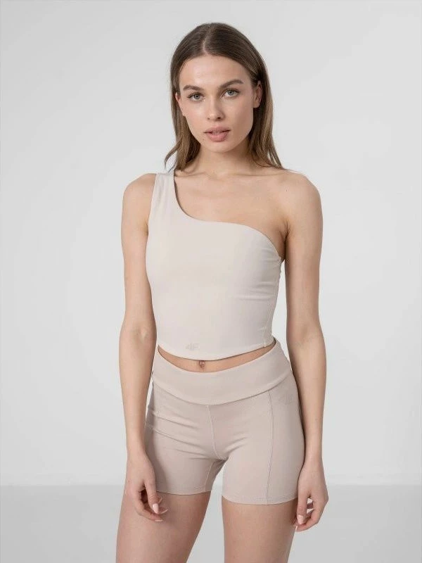 Maicë crop për femra 4f, e zezë