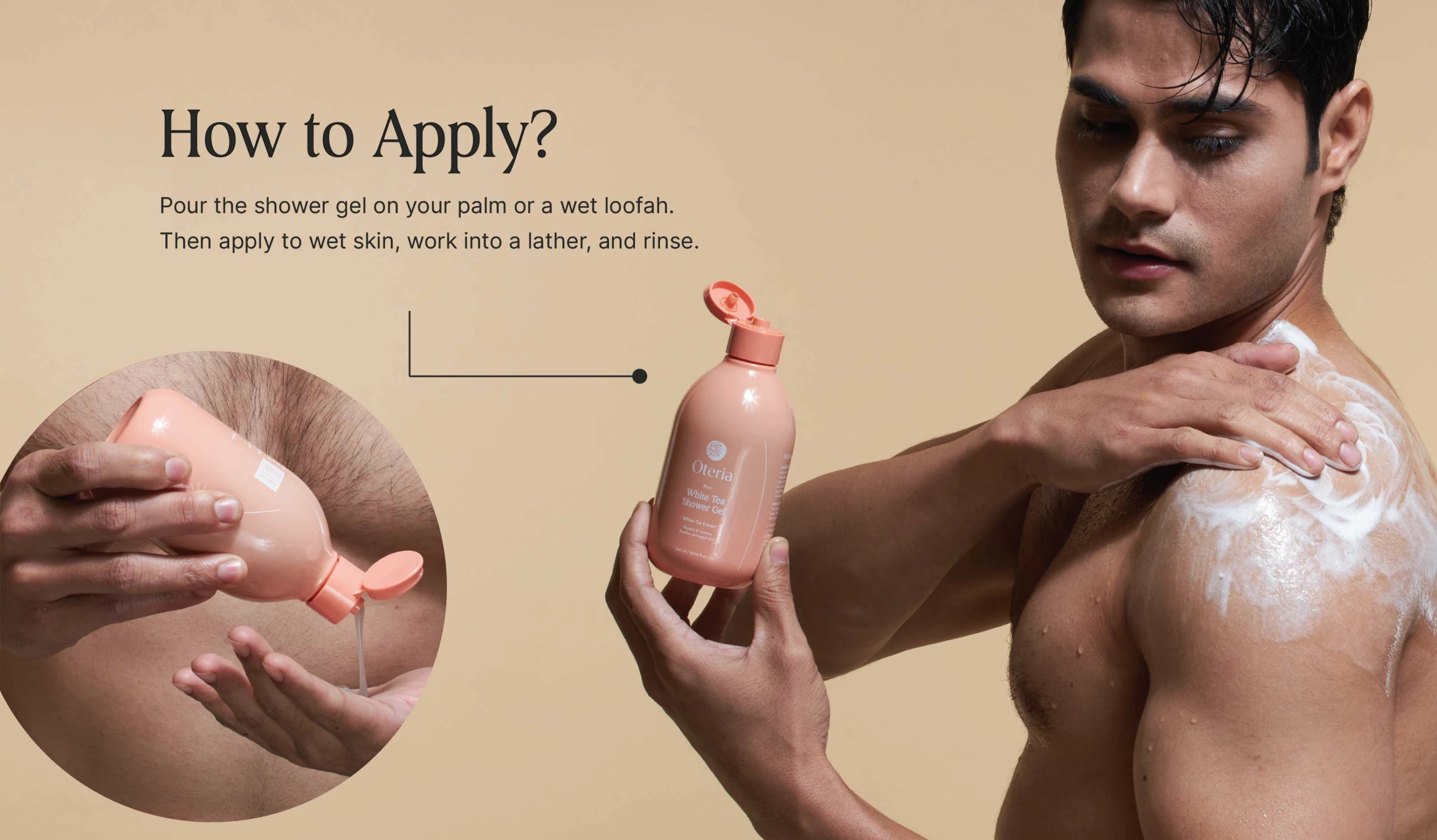 Xhel për trup White Tea Shower Gel, 200ml