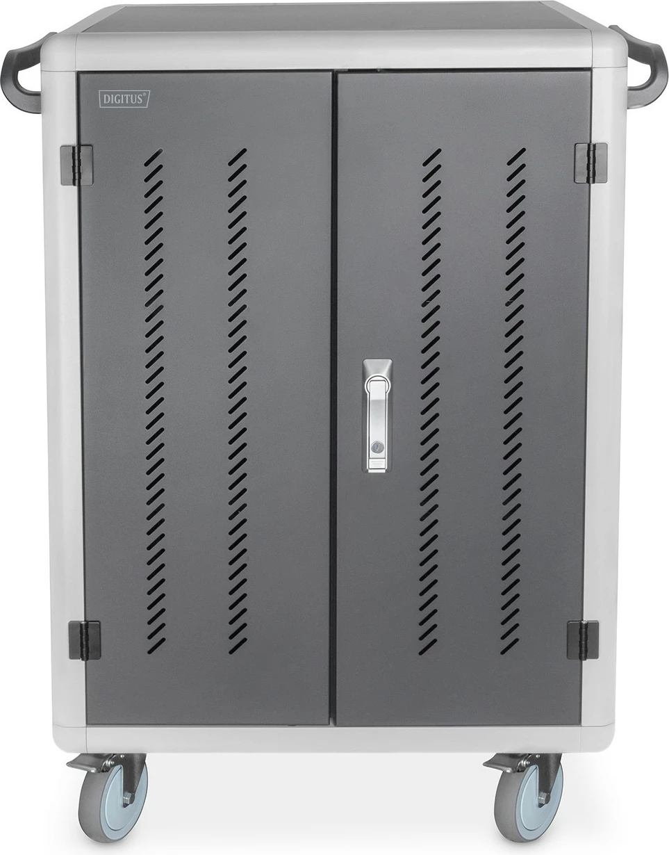 Kasë karikimi portabile Digitus, për 30 laptopë/tableta deri 15.6 inç, UV-C, e zezë