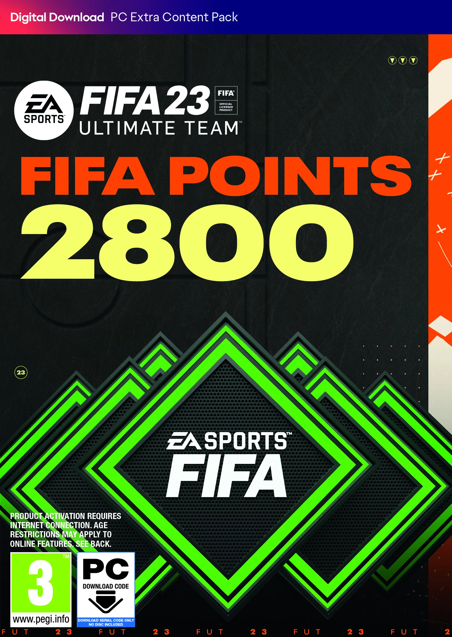 Kod digjital Electronic Arts FIFA 23 2800 FUT Points (PC)
