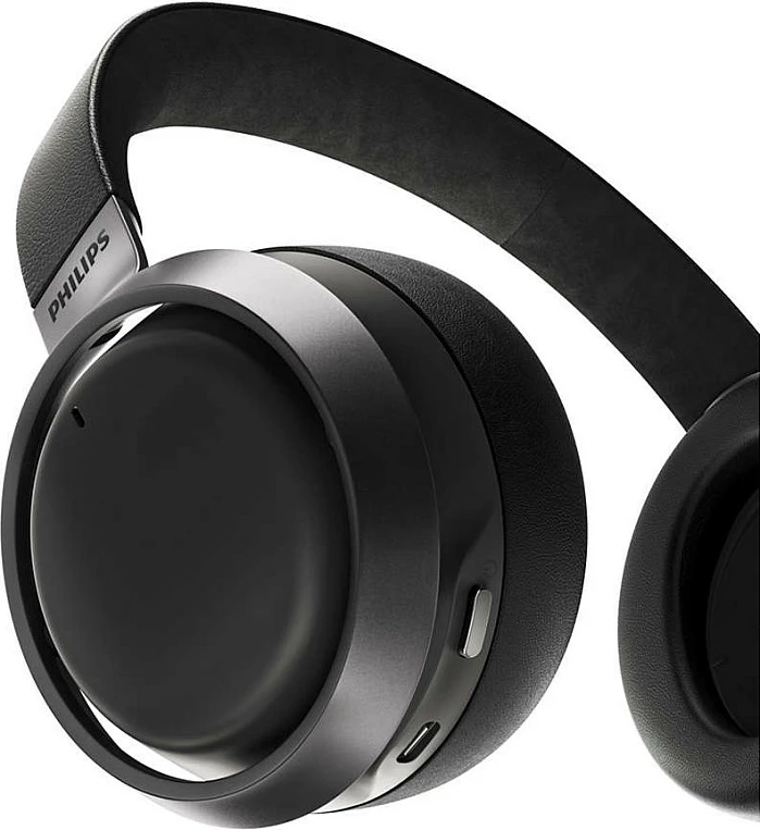 Kufje Philips Fidelio, Bluetooth 5.0 + 3.5mm, ANC, 35 orë, të zeza