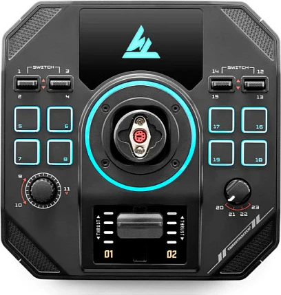 Joystick HOTAS Thrustmaster Sol-R 4, PC, USB Type-C, Wired, RGB, i zi