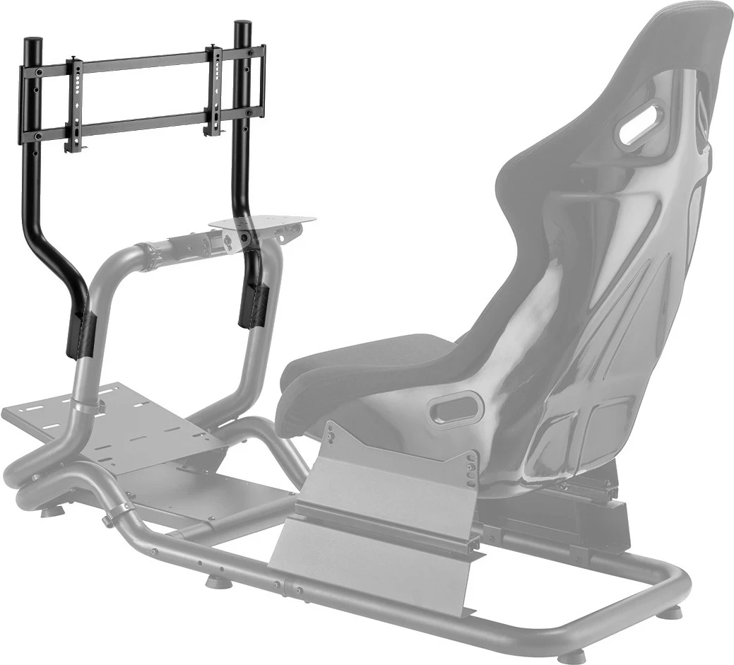 Mbajtës TV/monitori UVI Racing Seat PRO V2 Single, 32-50\", 30 kg, rregullim lartësie, i zi