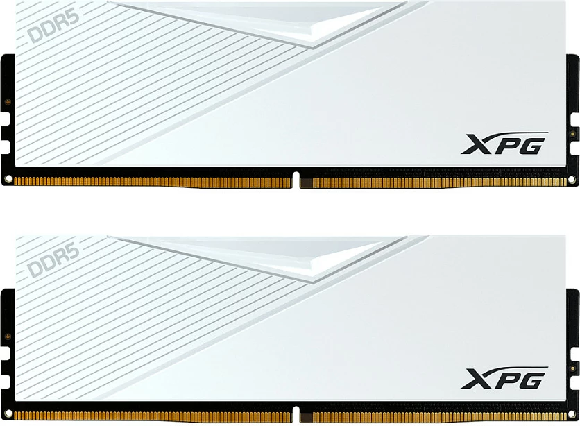 RAM Memorje ADATA XPG Lancer RGB AX5U6000C3016G-DCLARWH, DDR5 32GB (2x16GB) 6000MHz CL30, e bardhë