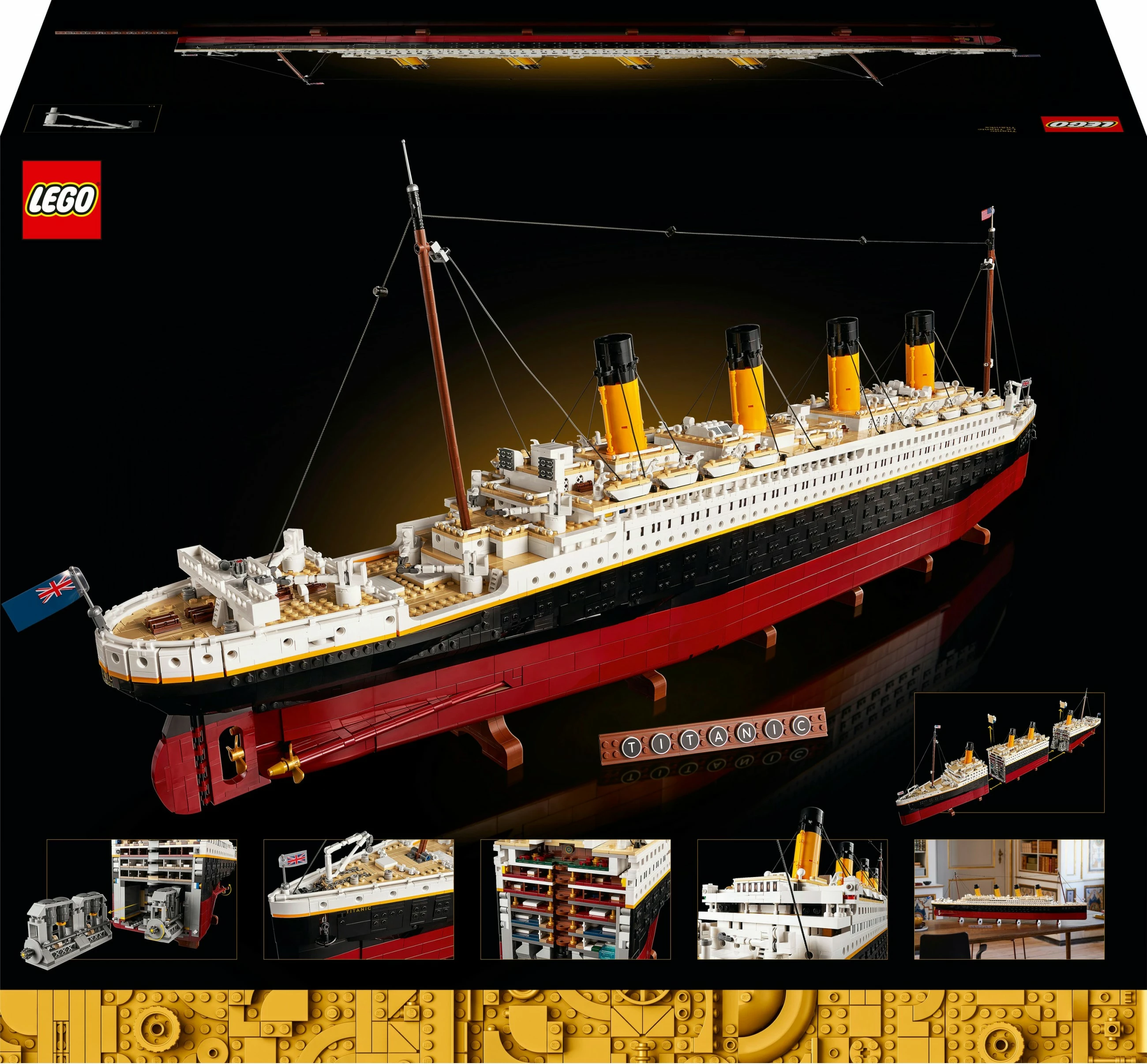 Set ndërtimi LEGO Creator Titanic, 9090 pjesë, plastikë, 12.7 kg