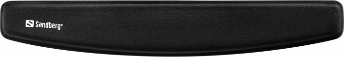 Mbështetëse kyçi për tastierë Sandberg 520-25, gel, 47 cm, e zezë
