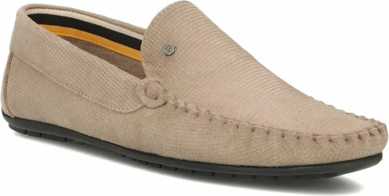 Mokasina lëkure për meshkuj Filippo MP923, bezhë