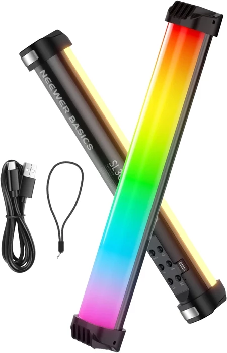 Shkop drite LED magnetik Neewer SL30 12" RGB