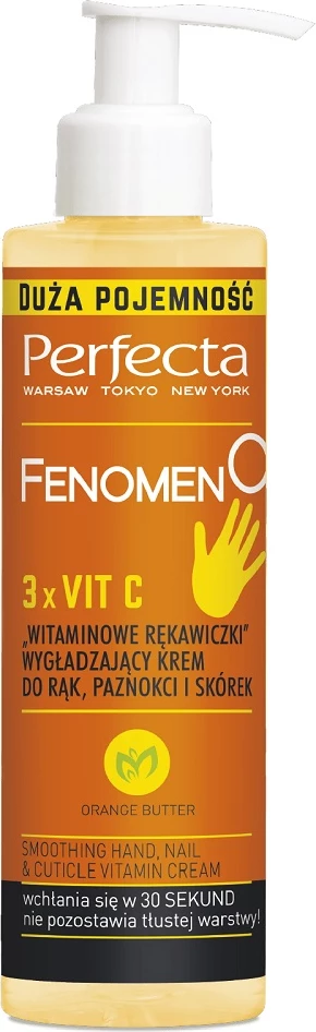 Krem për duar dhe thonj Perfecta Fenomen C Vitamin Gloves për femra, 195ml