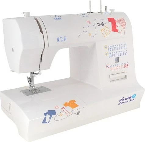 Makine qepëse Łucznik Laura 555, mekanike, e bardhë