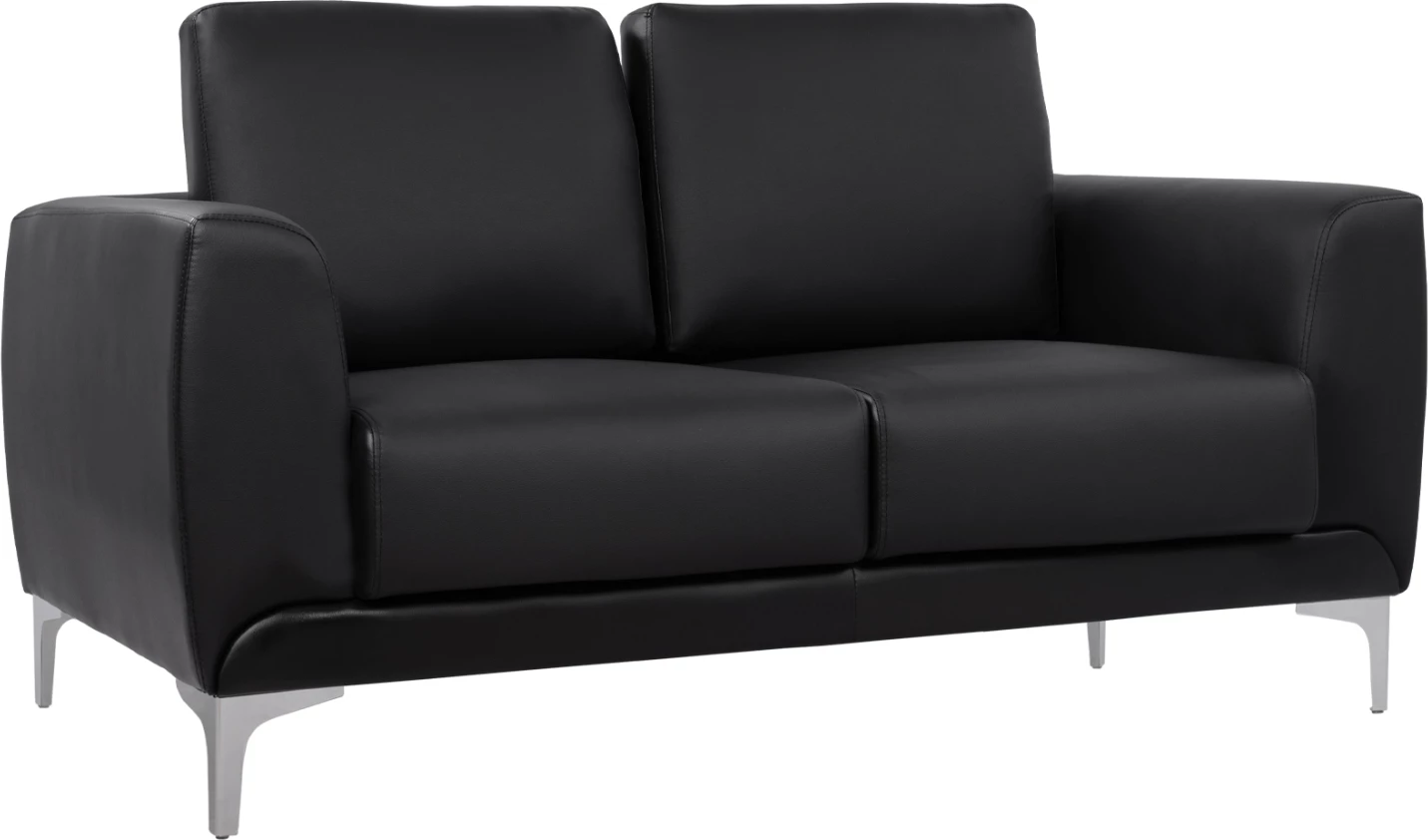 Set dhome ndeje 2 pjesë Kenzie me PU të zezë FH11284.01