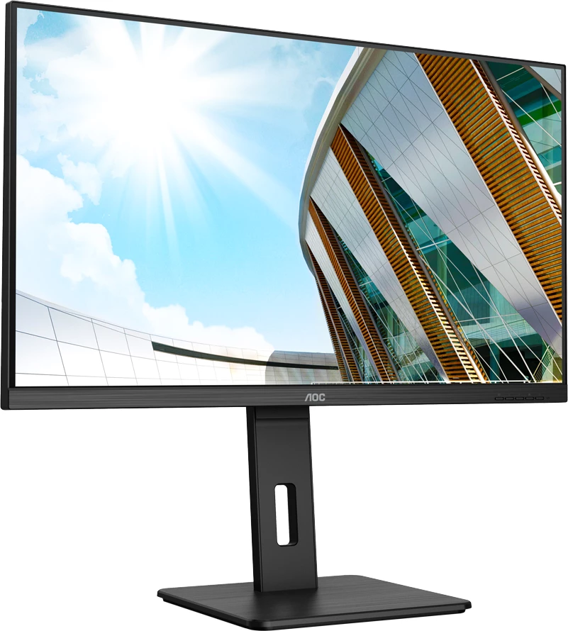Monitor AOC U32P2 31.5" 4K UHD 3840x2160 60Hz, i zi, me altoparlantë 2x3W